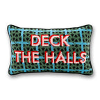 Deck the Halls Needlepoint Pillow