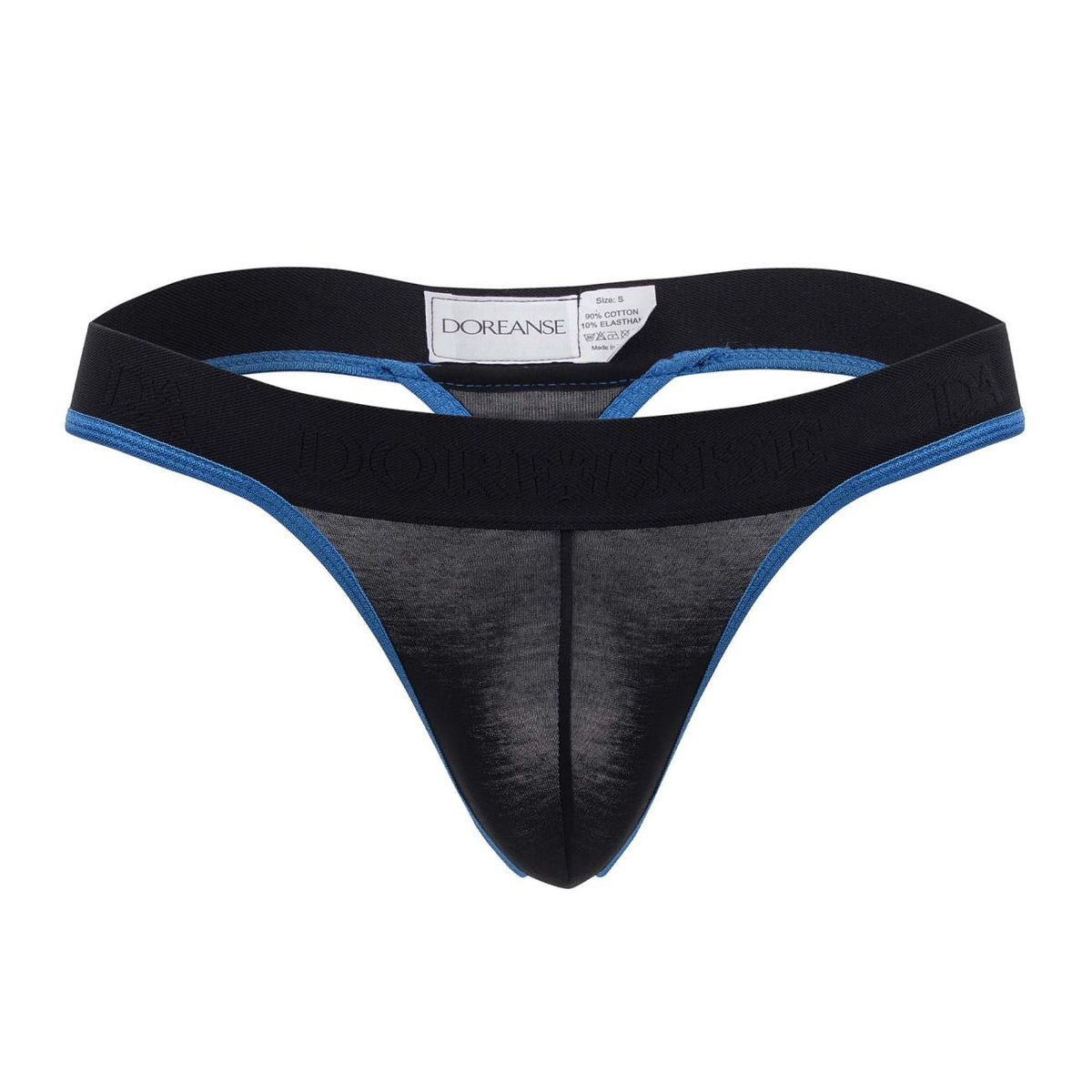 Doreanse Borderline Thongs - Black
