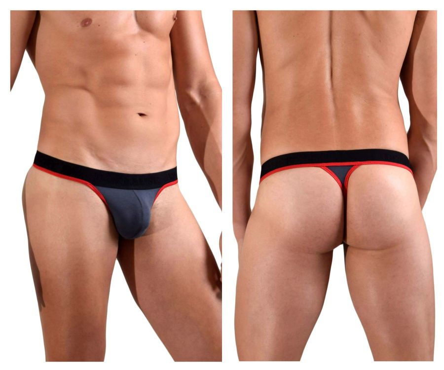 Doreanse Borderline Thongs - Charcoal
