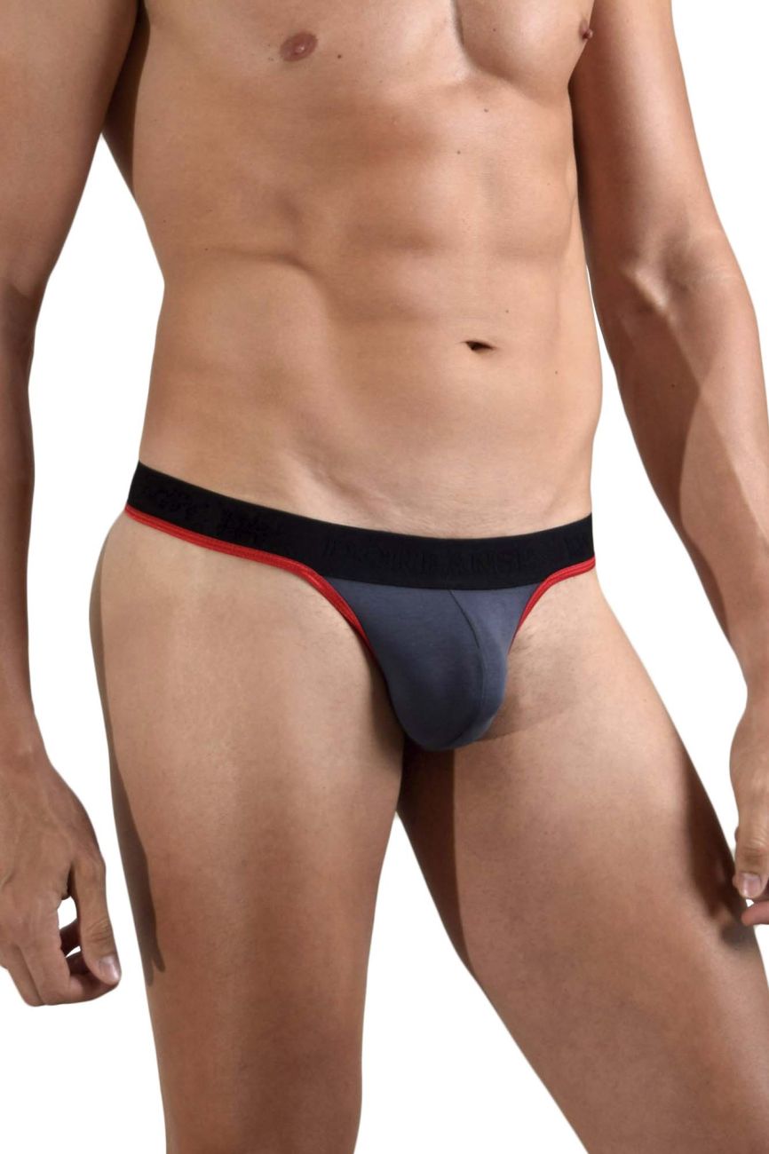Doreanse Borderline Thongs - Charcoal