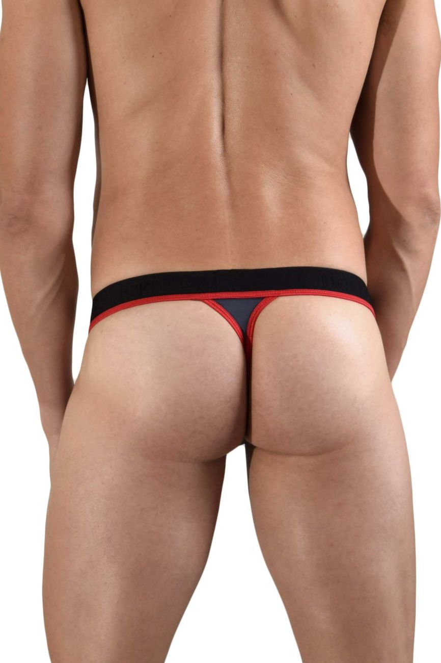 Doreanse Borderline Thongs - Charcoal