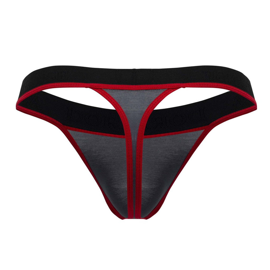 Doreanse Borderline Thongs - Charcoal