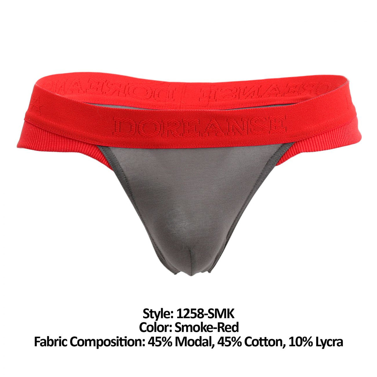 Doreanse Warrior Thong - Smoke-Red