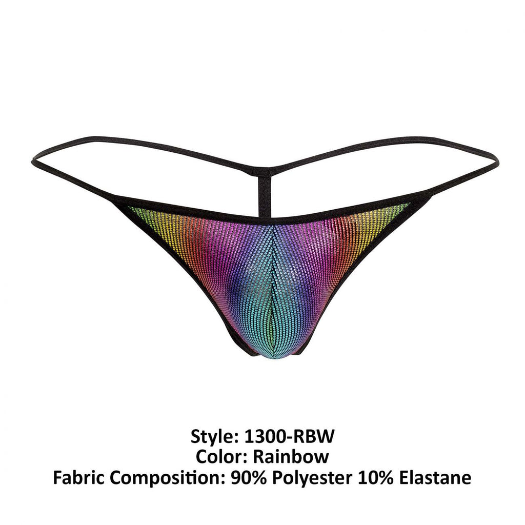 Doreanse Disco Thongs - Rainbow