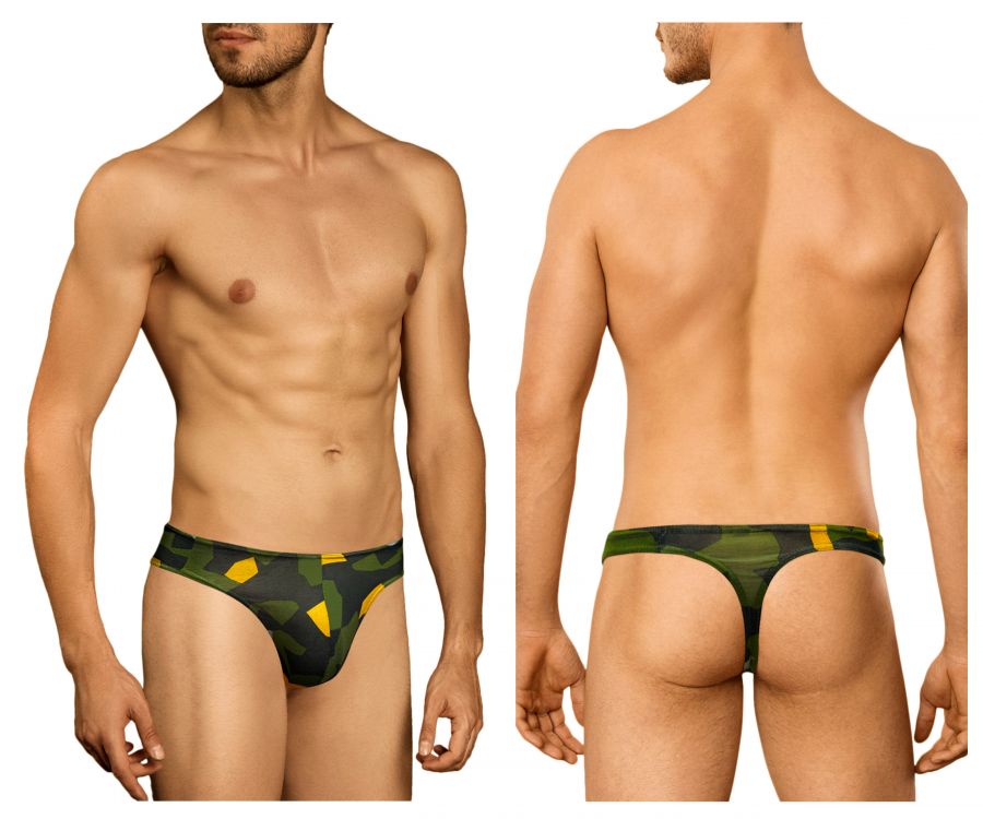 Doreanse Camosaic Thong - Green