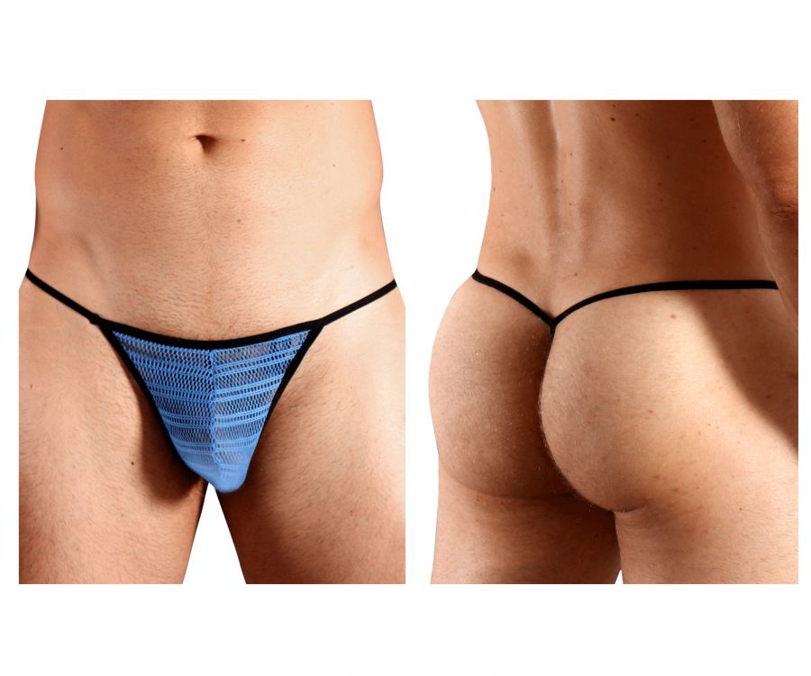 Doreanse Mesh G-String Thong - Blue