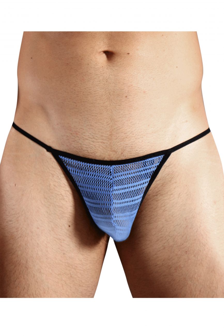 Doreanse Mesh G-String Thong - Blue