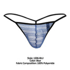 Doreanse Mesh G-String Thong - Blue