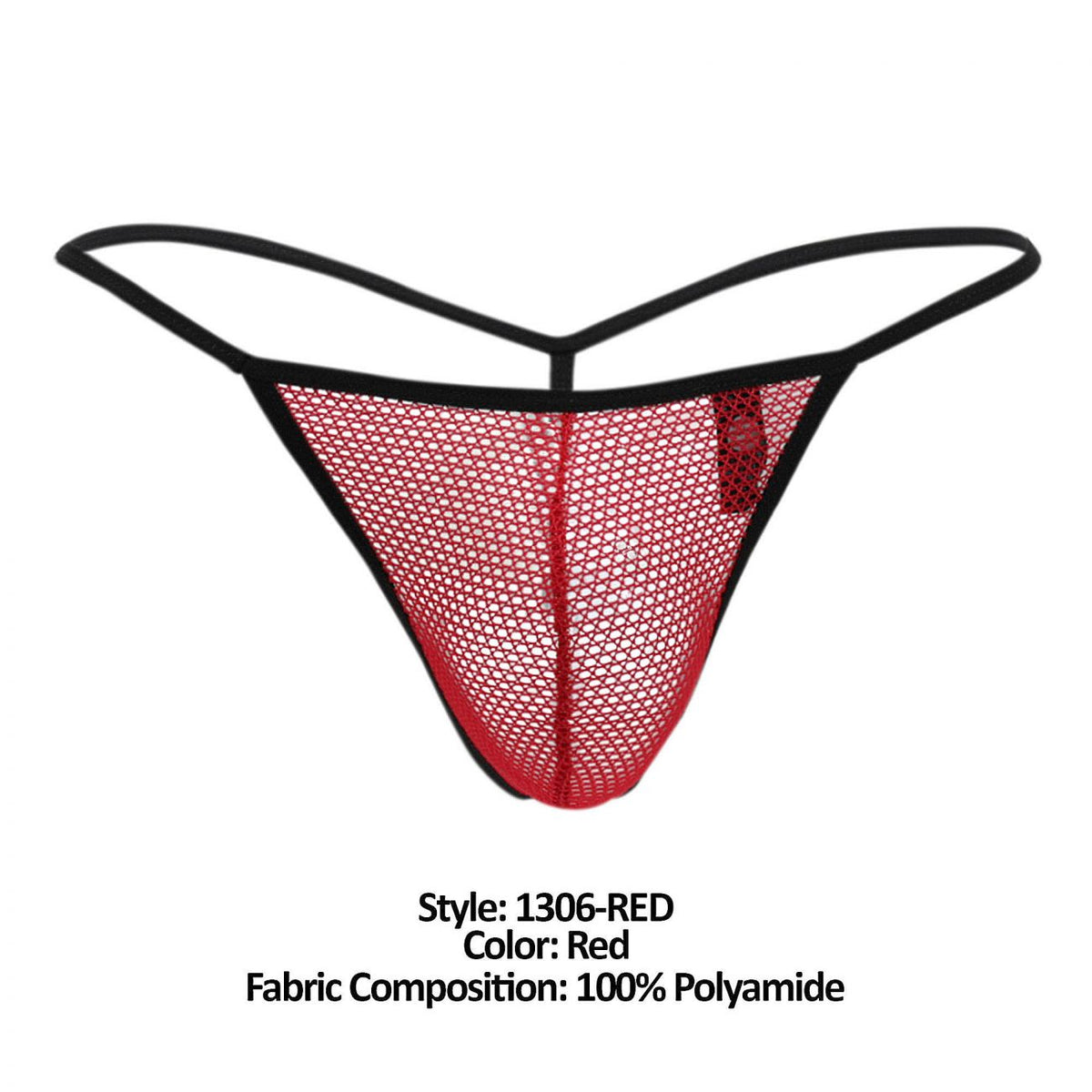 Doreanse Mesh G-String Thong - Red