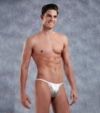 Doreanse Flashy G-String - Silver Snake