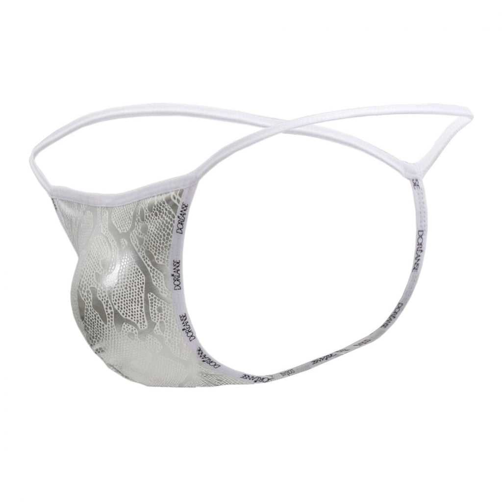 Doreanse Flashy G-String - Silver Snake