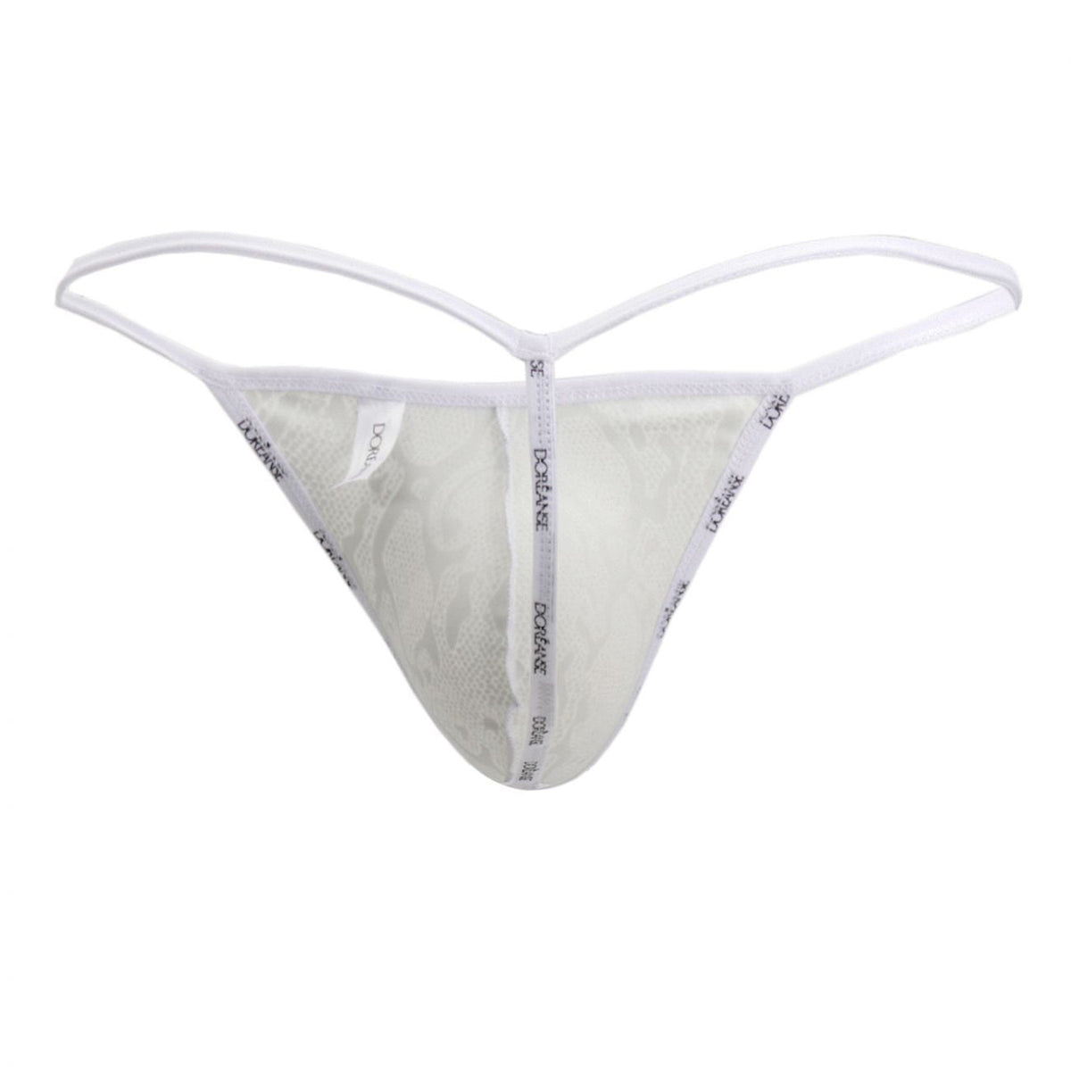 Doreanse Flashy G-String - Silver Snake