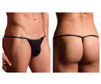 Doreanse Ribbed Modal T-thong - Black