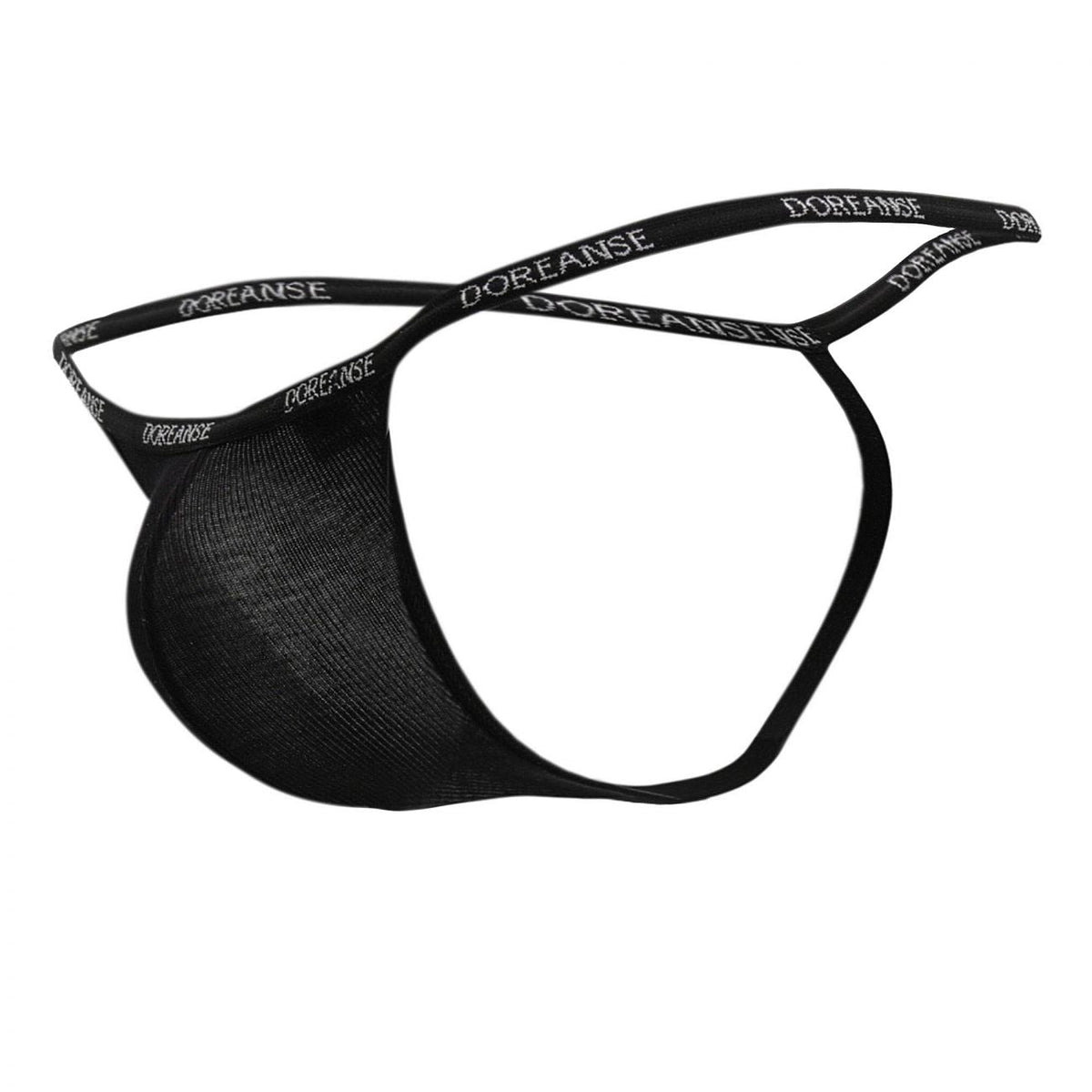Doreanse Ribbed Modal T-thong - Black