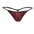 Doreanse Ribbed Modal T-thong - Bordeaux