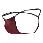 Doreanse Ribbed Modal T-thong - Bordeaux