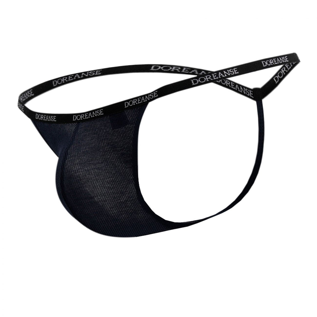 Doreanse Ribbed Modal T-thong - Navy
