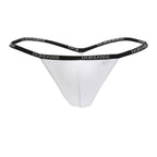 Doreanse Ribbed Modal T-thong - White