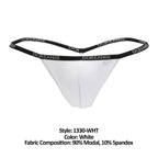 Doreanse Ribbed Modal T-thong - White