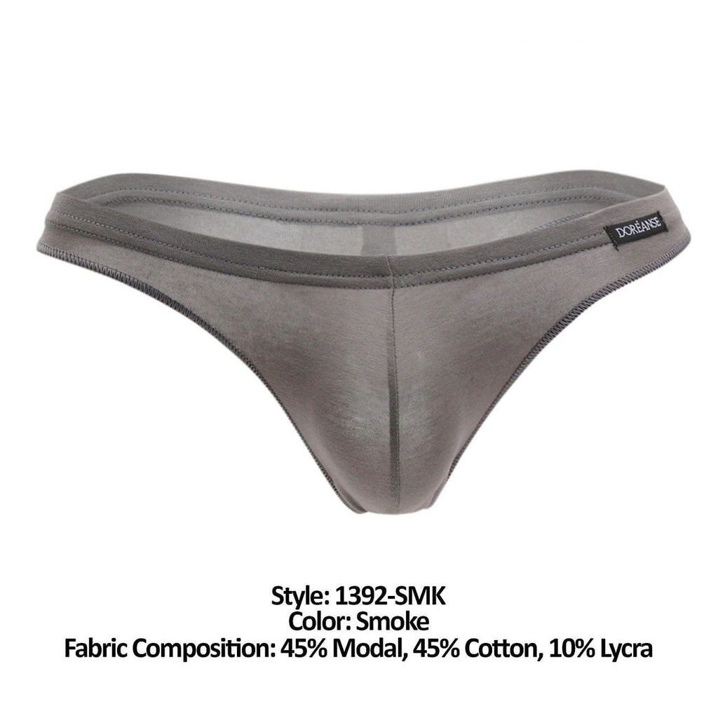 Doreanse Euro Thong - Smoke