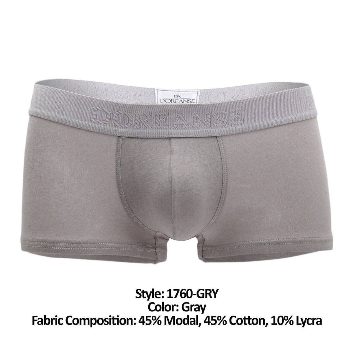 Doreanse Low-rise Trunk - Gray