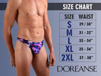 Doreanse Borderline Thongs - Bordeaux