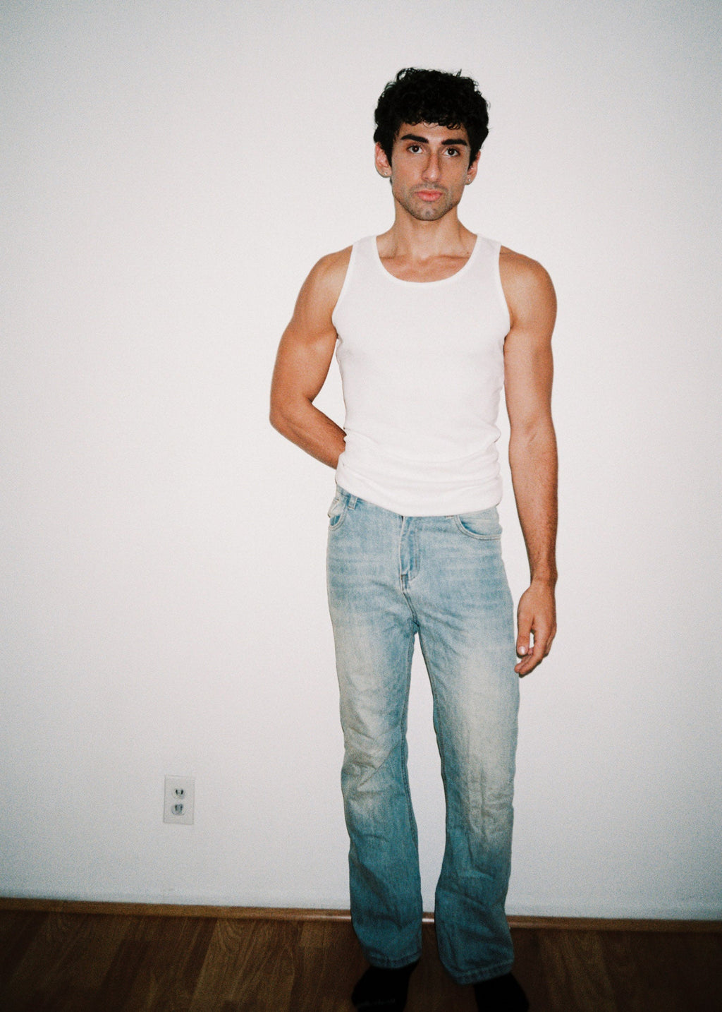 Dominic Albano Ribbed Cotton Tank - White