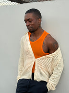 Eckhaus Latta BREEZE BUTTONDOWN Off-White