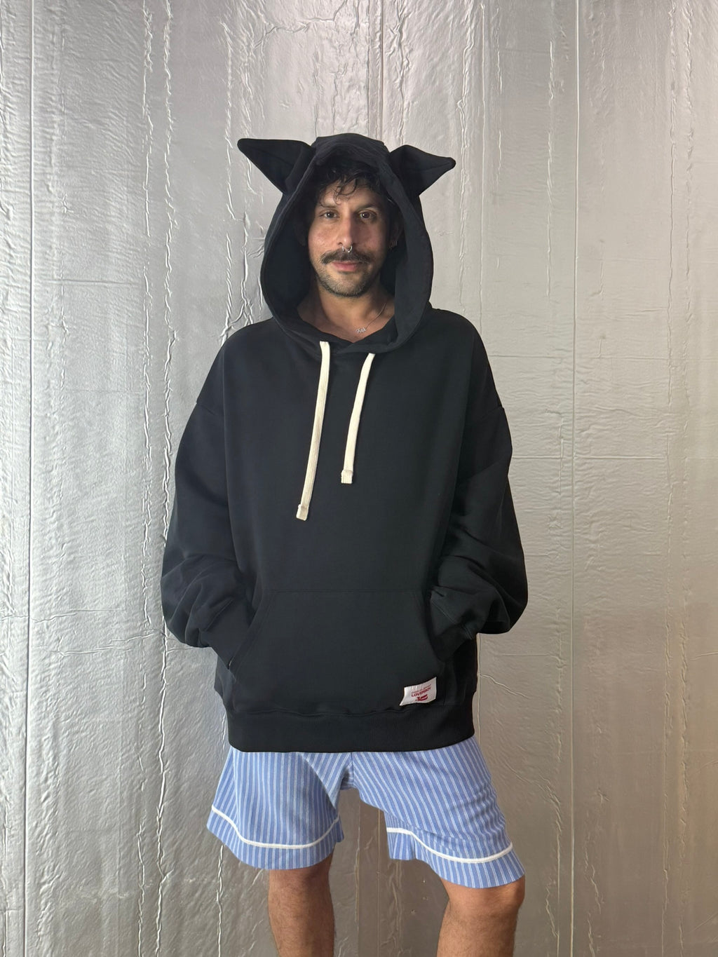 LOVERBOY BY CHARLES JEFFREY LABEL EARS HOODIE