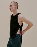 Eckhaus Latta Edge Tank Black