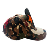 Camo Cap by Walter van Beirendonck - Brown