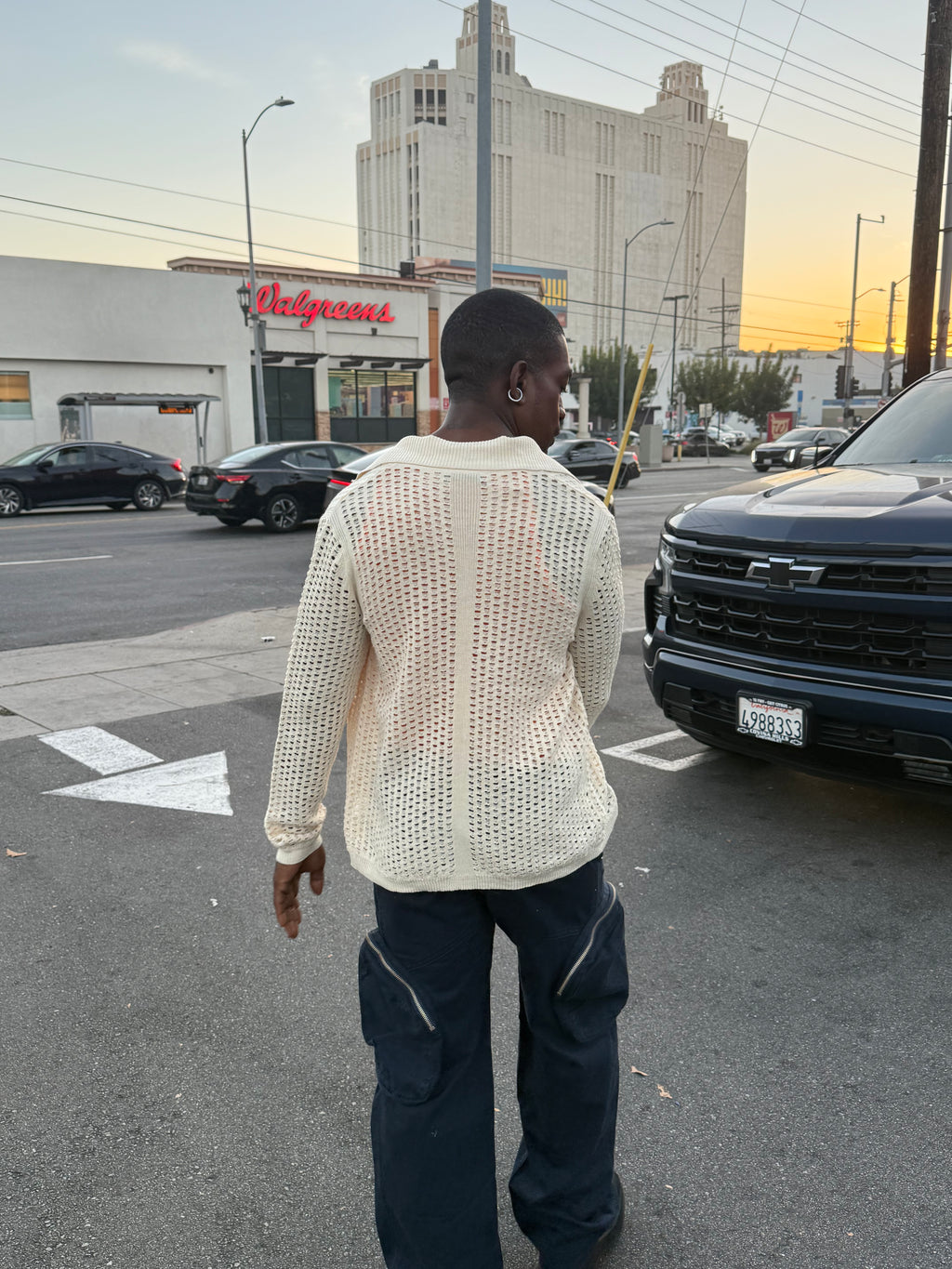 Eckhaus Latta BREEZE BUTTONDOWN Off-White