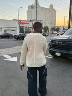 Eckhaus Latta BREEZE BUTTONDOWN Off-White