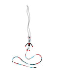 Walter Van Beirendonck Tube Rabbit Necklace Blue