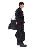 Black Monster Woven Tote by Walter Van Beirendonck x Eastpak