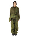 Green Monster Woven Tote by Walter Van Beirendonck x Eastpak