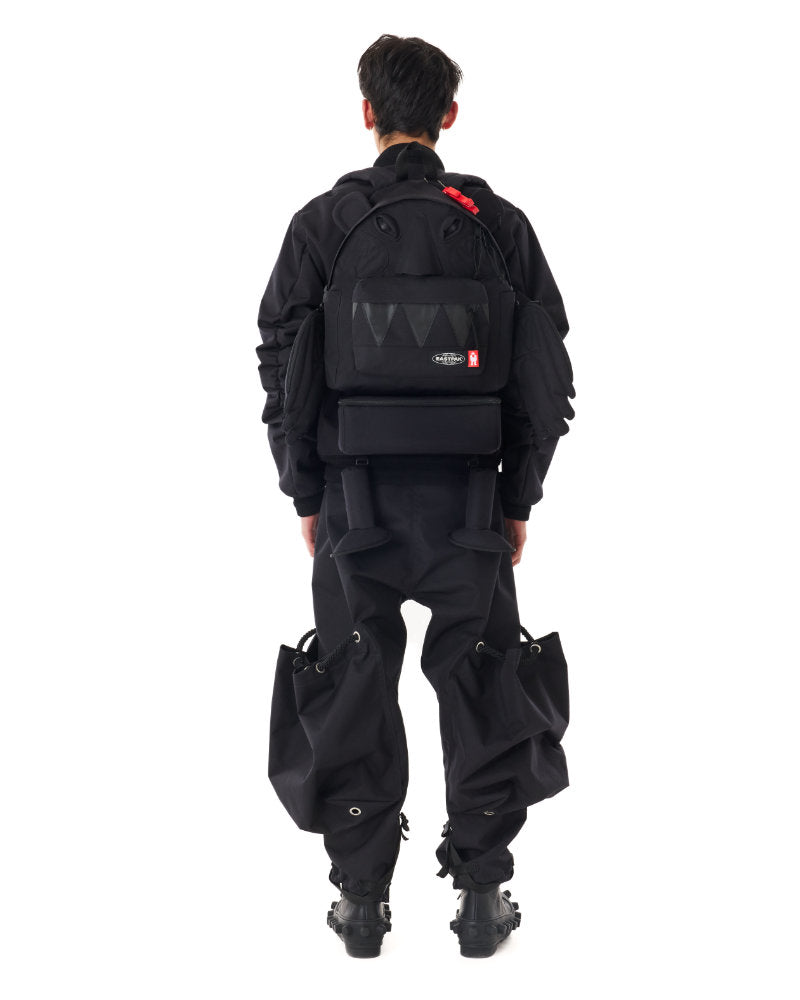 Black Walter Pak'r 3057 Backpack by Walter Van Beirendonck x Eastpak