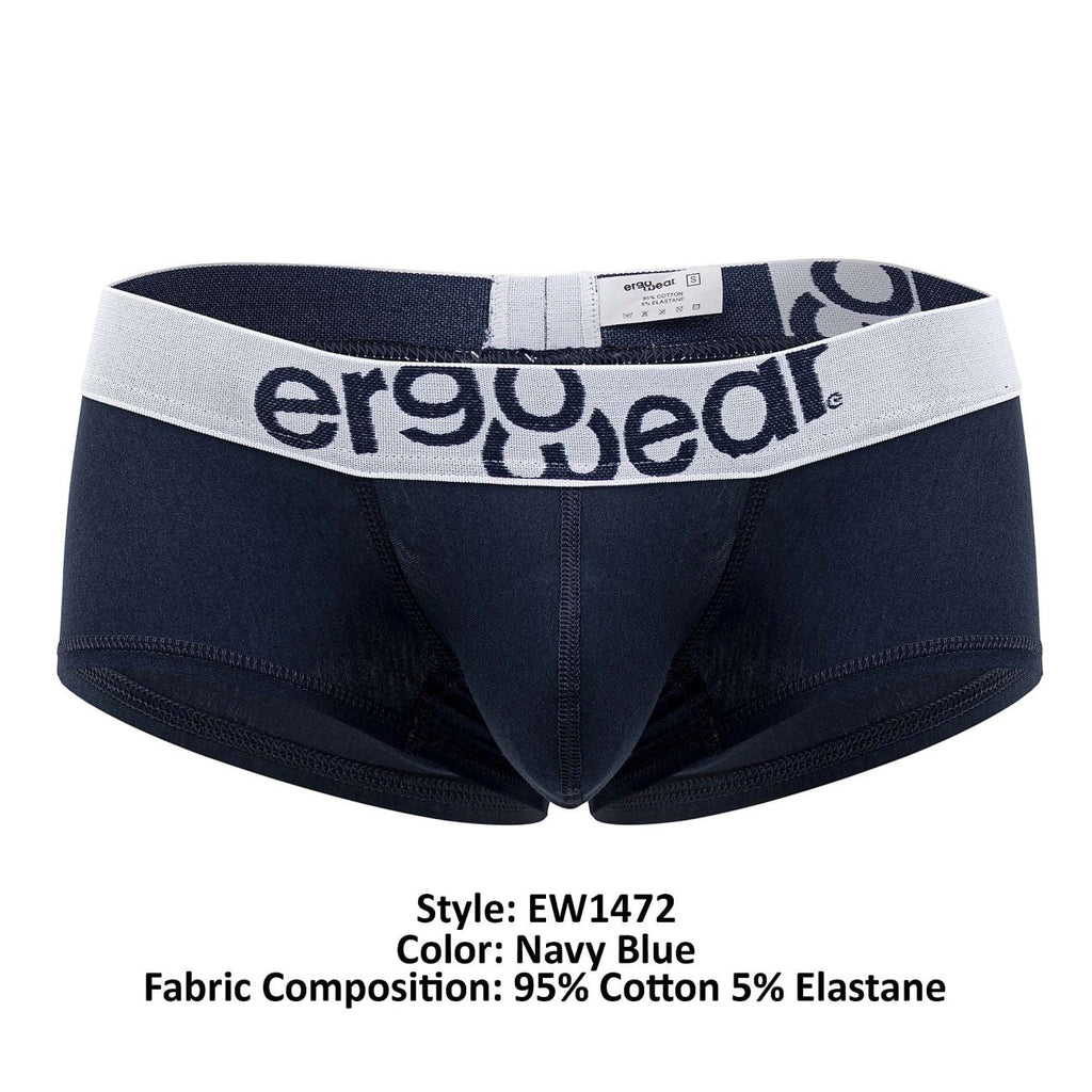 ErgoWear MAX COTTON Trunks - Navy Blue