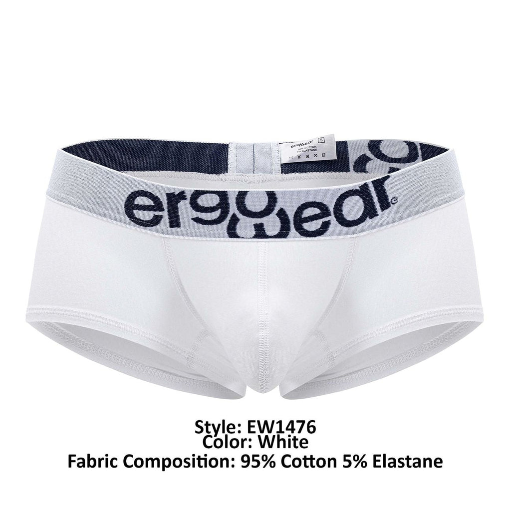 ErgoWear MAX COTTON Trunks - White