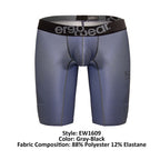 ErgoWear MAX SE Athletic Shorts - Gray-Black