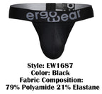 ErgoWear MAX FLOW G-String - Black