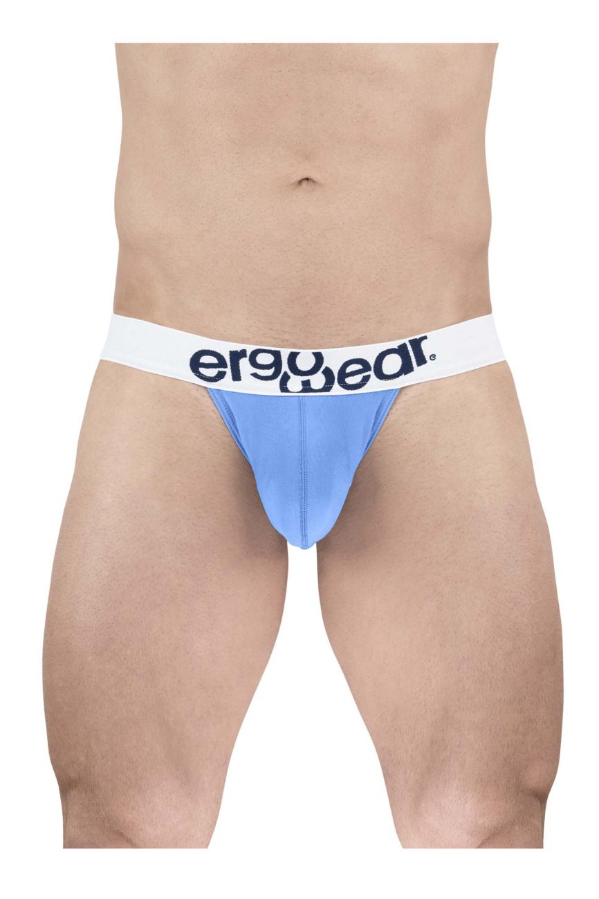 ErgoWear MAX COTTON Thongs - Light Blue