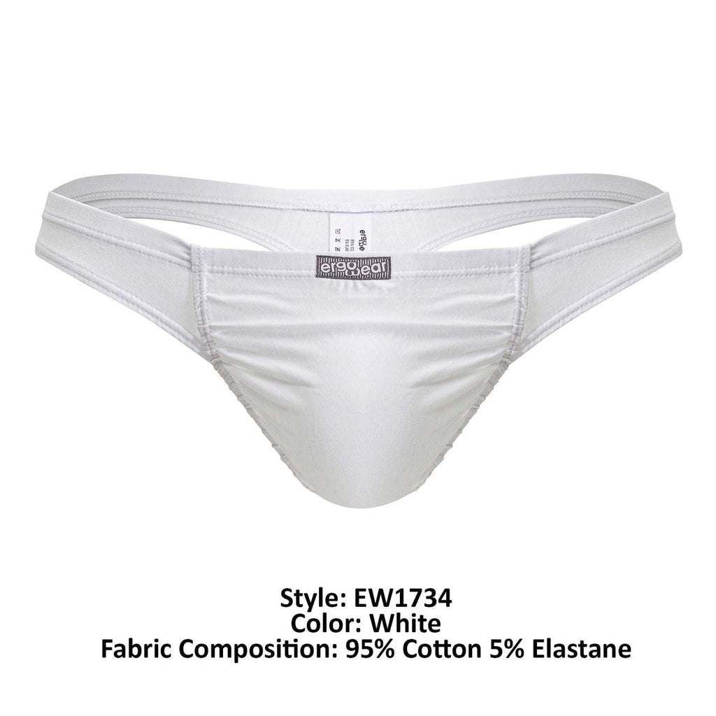 ErgoWear FEEL Cotton Thongs - White