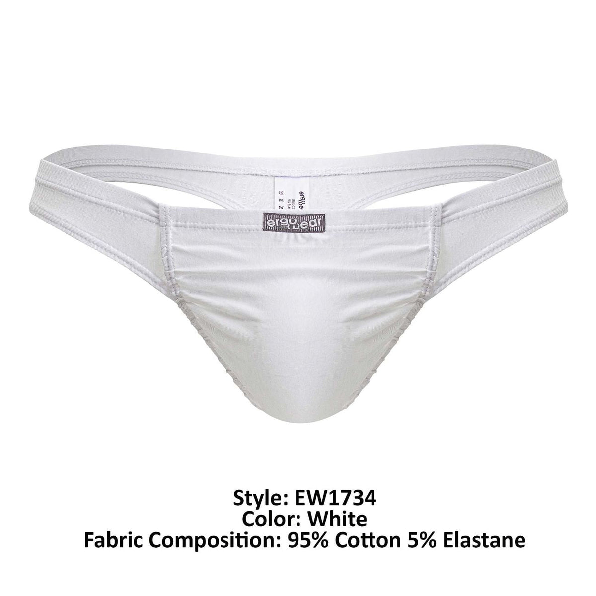 ErgoWear FEEL Cotton Thongs - White