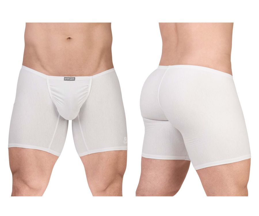 ErgoWear FEEL Cotton Boxer Briefs - White