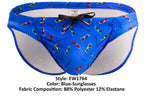 ErgoWear FEEL SW Swim Briefs - Blue-Sunglasses