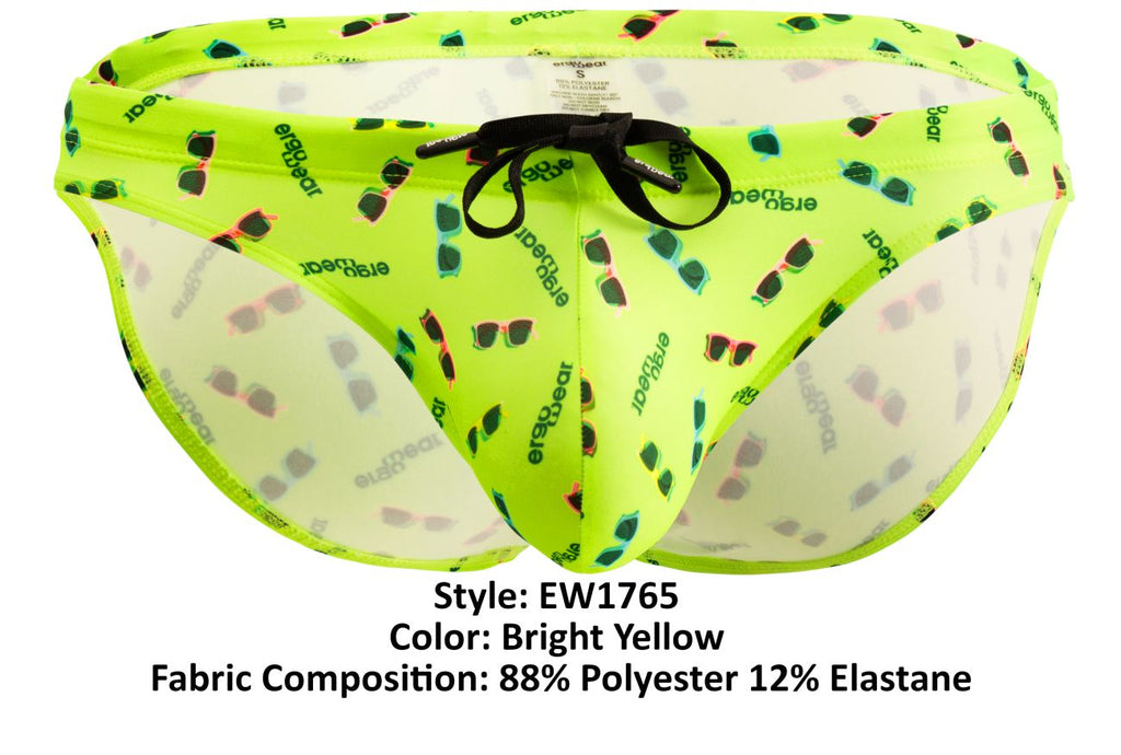 ErgoWear SW Swim Briefs - Bright Yellow