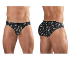 ErgoWear SW Swim Briefs - Black-White