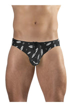 ErgoWear SW Swim Briefs - Black-White