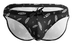 ErgoWear SW Swim Briefs - Black-White